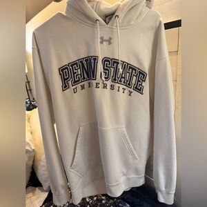 Penn state white mens hoodie medium